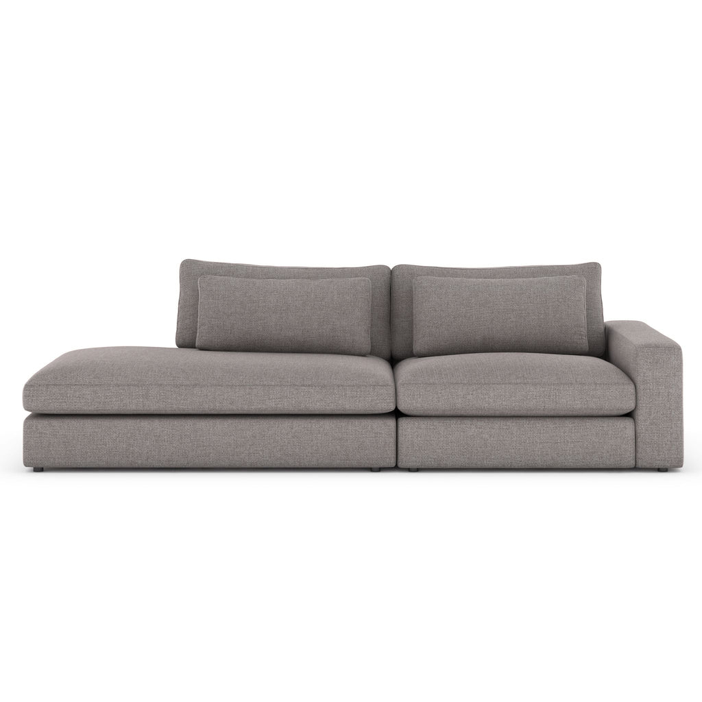 Monroe 2 PC Sectional with Bumper Chaise - Sage InteriorsFH