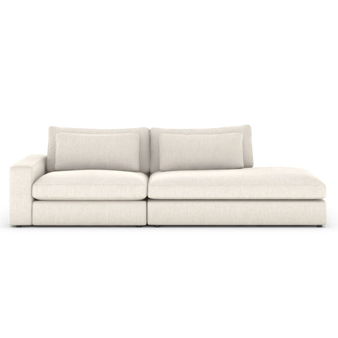 Monroe 2 PC Sectional with Bumper Chaise - Sage InteriorsFH