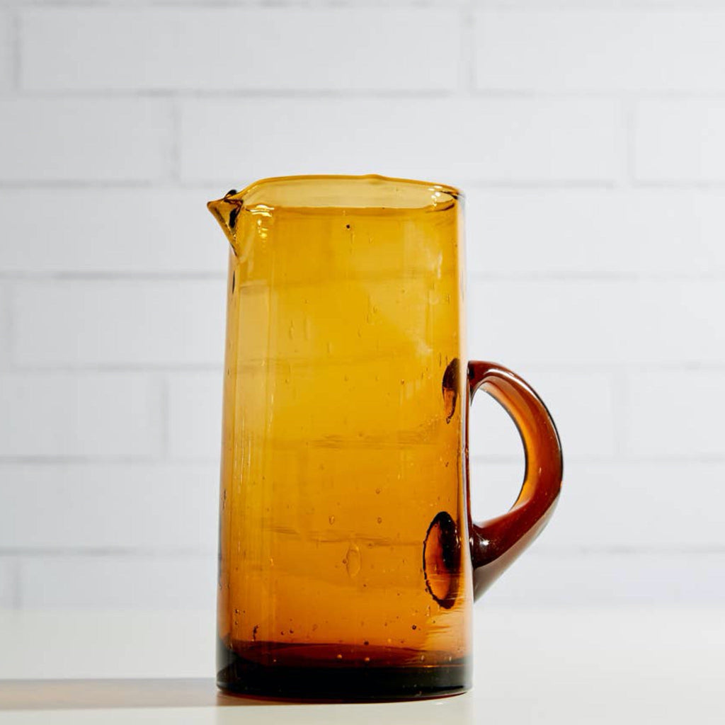 Moroccan Amber Cone Jug - Sage Interiorsverve culture