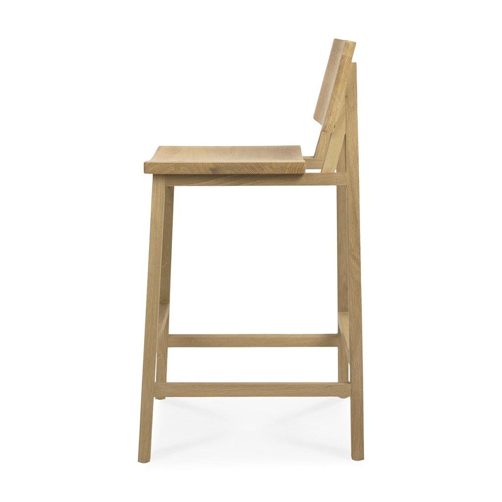 N Bar + Counter Stool, Oak - Sage Interiorsethnicraft