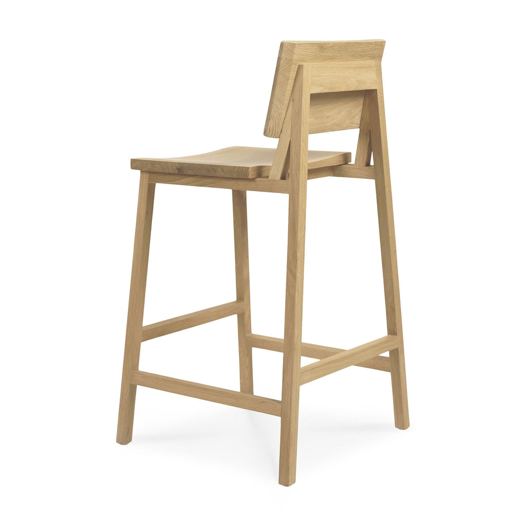 N Bar + Counter Stool, Oak - Sage Interiorsethnicraft