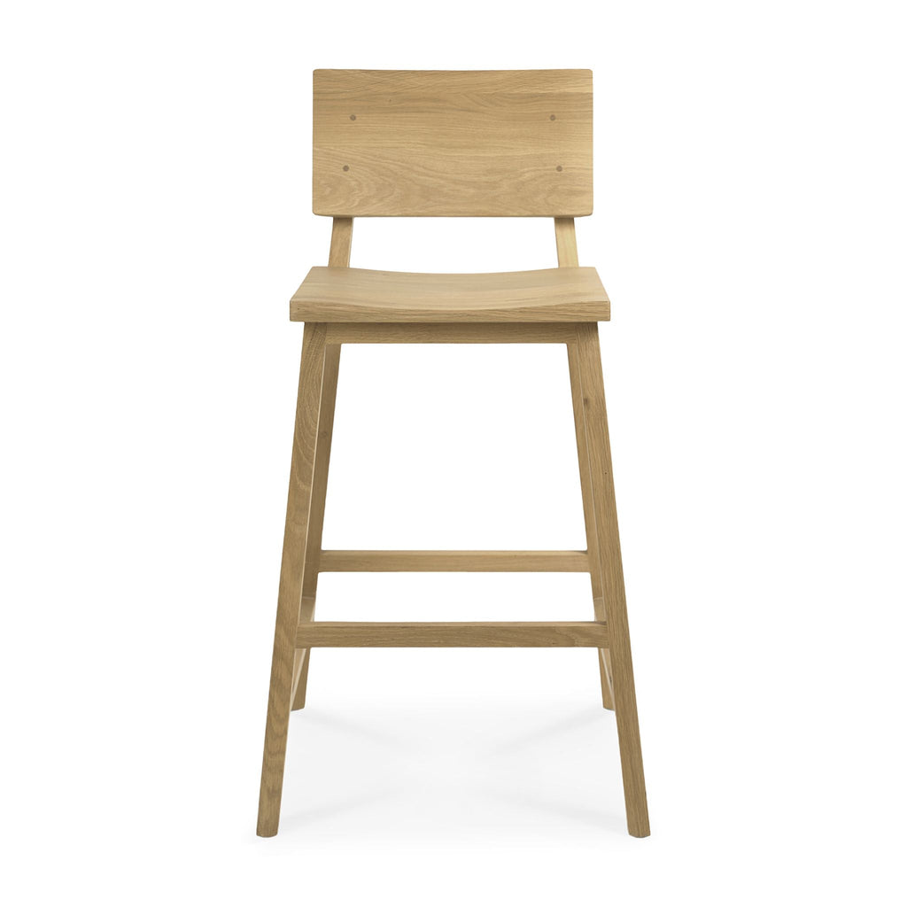 N Bar + Counter Stool, Oak - Sage Interiorsethnicraft