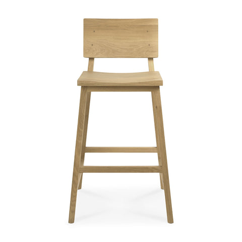 N Bar + Counter Stool, Oak - Sage Interiorsethnicraft