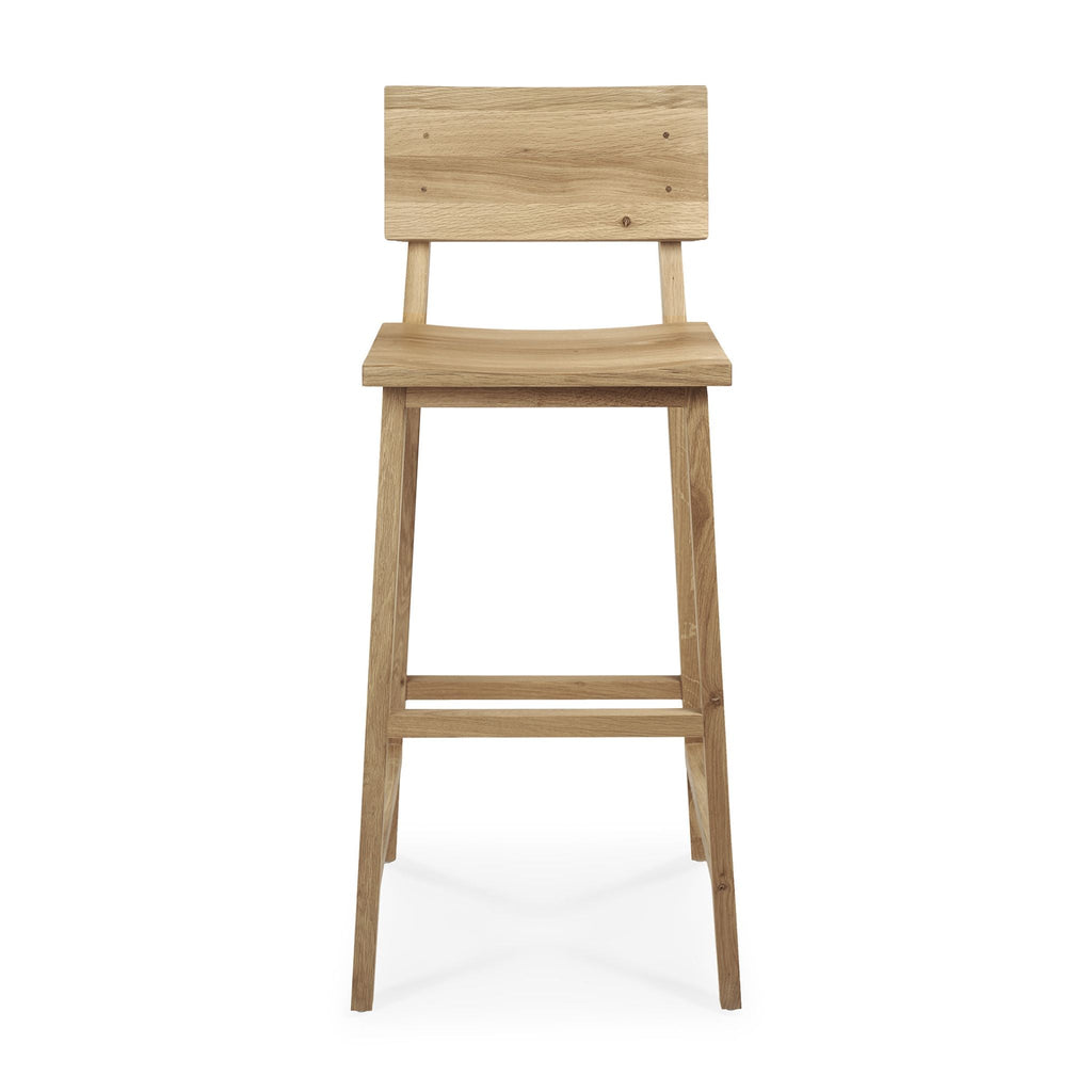 N Bar + Counter Stool, Oak - Sage Interiorsethnicraft