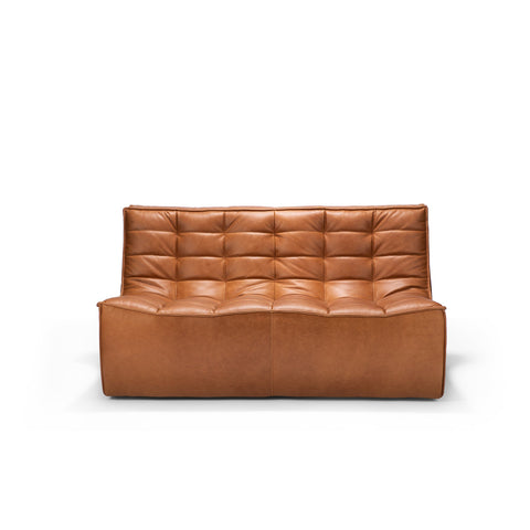 N701 Sofa - 2 Seater - Old Saddle - Sage Interiorsethnicraft