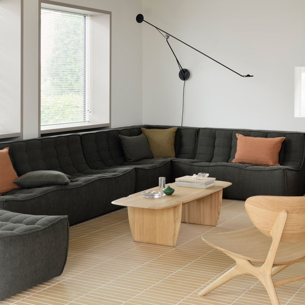 N701 Sofa - 3 Seater - Sage Interiorsethnicraft