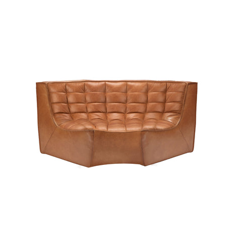 N701 Sofa - Round Corner - Old Saddle - Sage Interiorsethnicraft