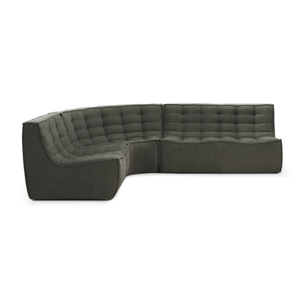 N701 Sofa - Rounded Corner - Sage Interiorsethnicraft