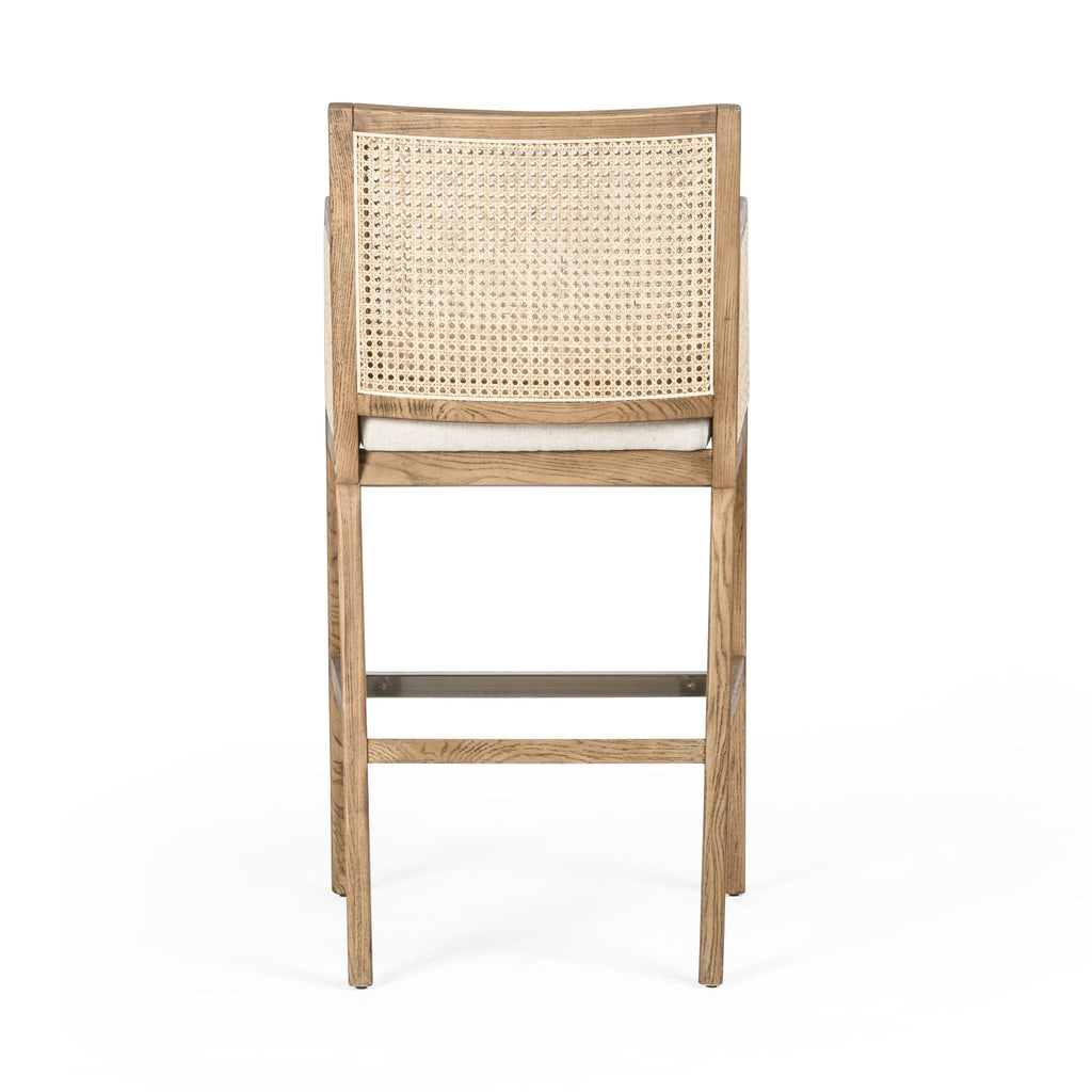 Natural Cane Bar Stool - Sage InteriorsFH