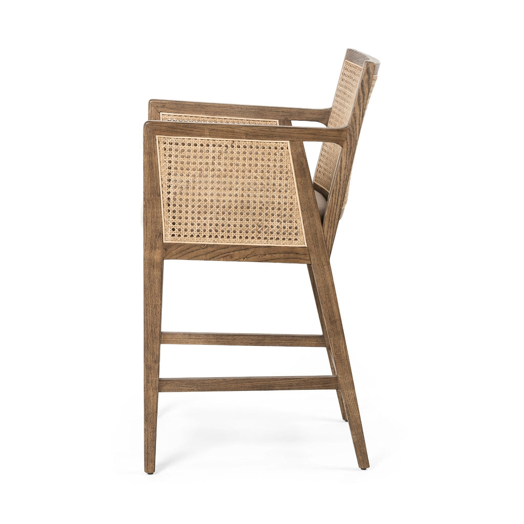 Natural Cane Counter Stool - Sage InteriorsFH