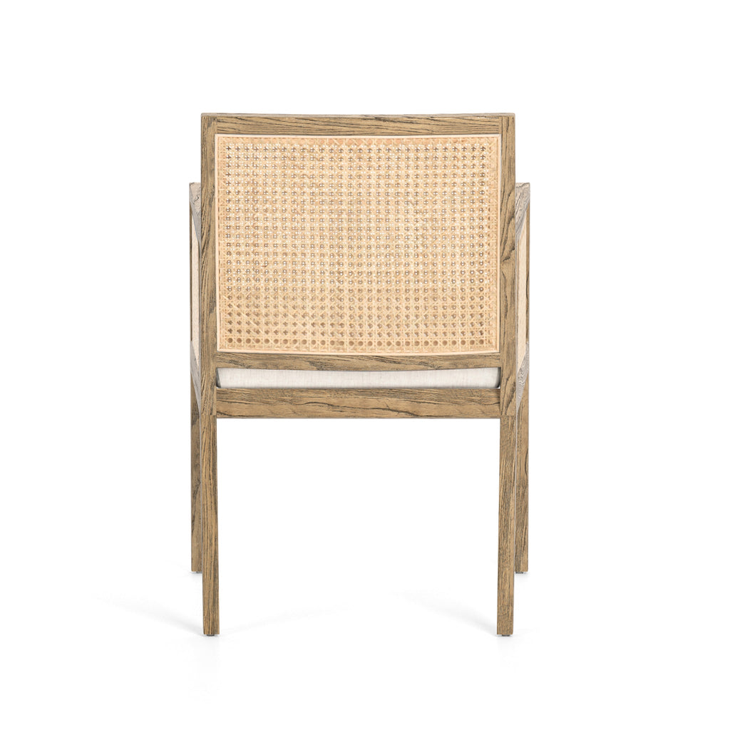 Natural Cane Dining Arm Chair - Sage InteriorsFH