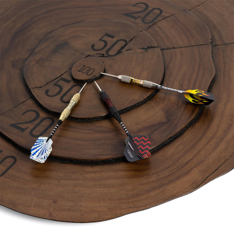 Natural Guanacaste Dart Board - Sage InteriorsFHDecor