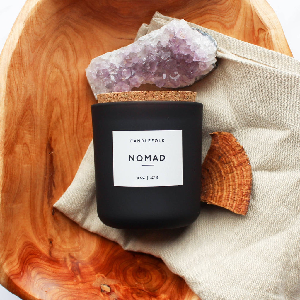 Nomad - Tumbler Soy Candle: 8 oz - Sage InteriorsCandlefolk