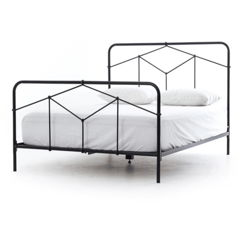 Nostalgia Hardwired Iron Queen Bed - Sage InteriorsFH