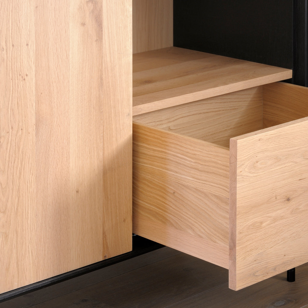 Oak Blackbird Storage Cupboard - Sage Interiorsethnicraft