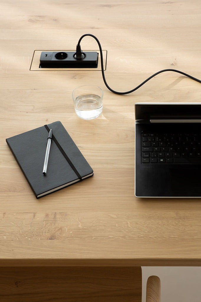 Oak Bok Cowork Desk - Sage Interiorsethnicraft