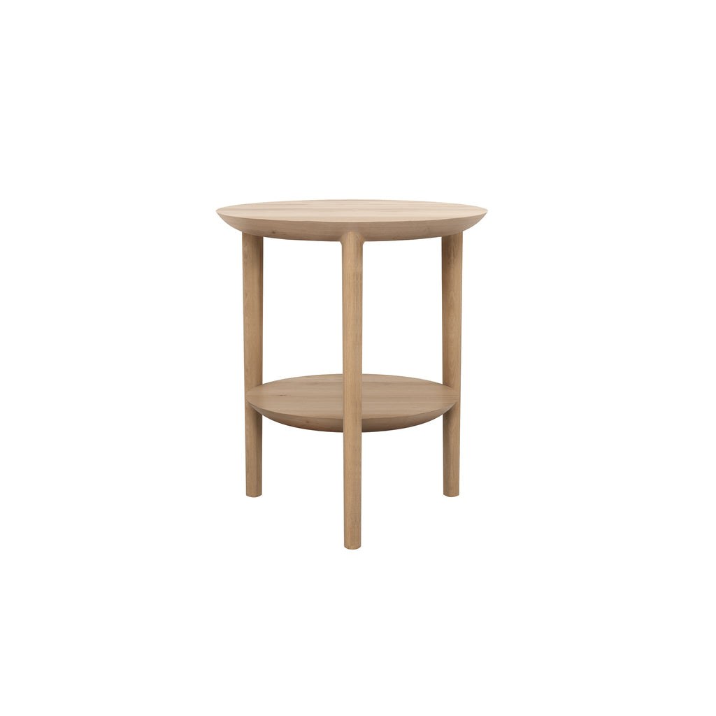 Oak Bok side table 17 x 17 x 20 - Sage InteriorsETHNICRAFT