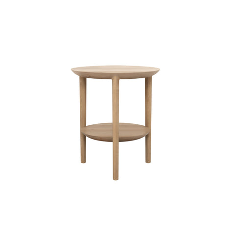 Oak Bok side table 17 x 17 x 20 - Sage InteriorsETHNICRAFT