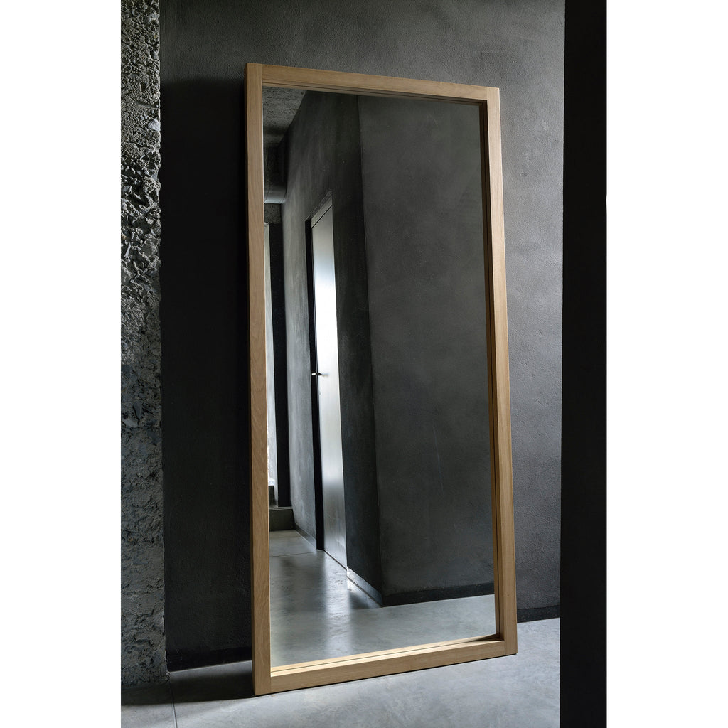 Oak Light Frame mirror - Sage InteriorsETHNICRAFT