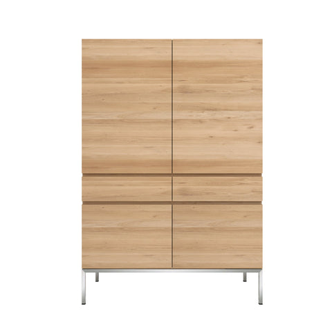 Oak Ligna storage cupboard - Sage Interiorsethnicraft