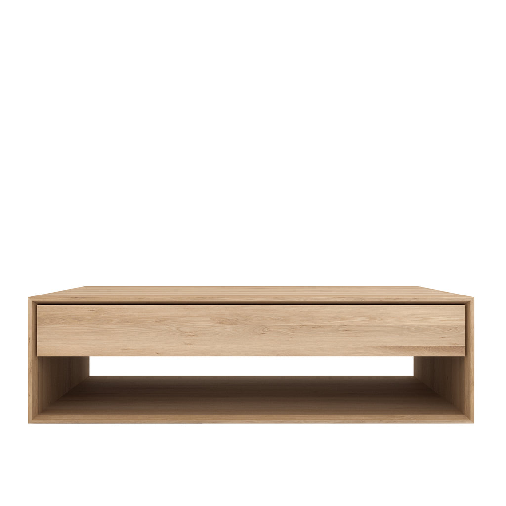 Oak Nordic coffee table - 1 drawer - Sage InteriorsETHNICRAFT