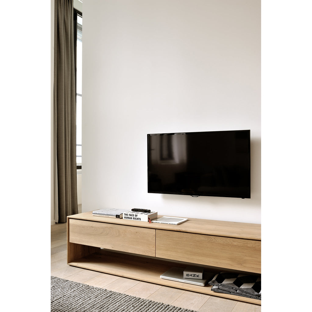 Oak Nordic TV Cupboard - Sage InteriorsETHNICRAFT