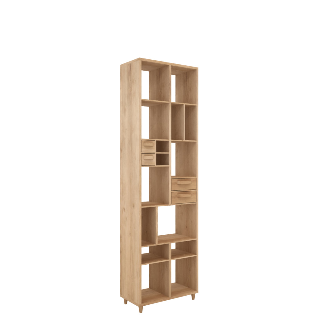 Oak Pirouette Book Rack - Sage InteriorsETHNICRAFTBookcase