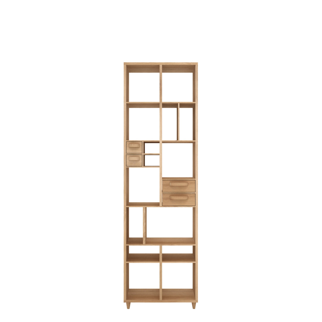 Oak Pirouette Book Rack - Sage InteriorsETHNICRAFTBookcase