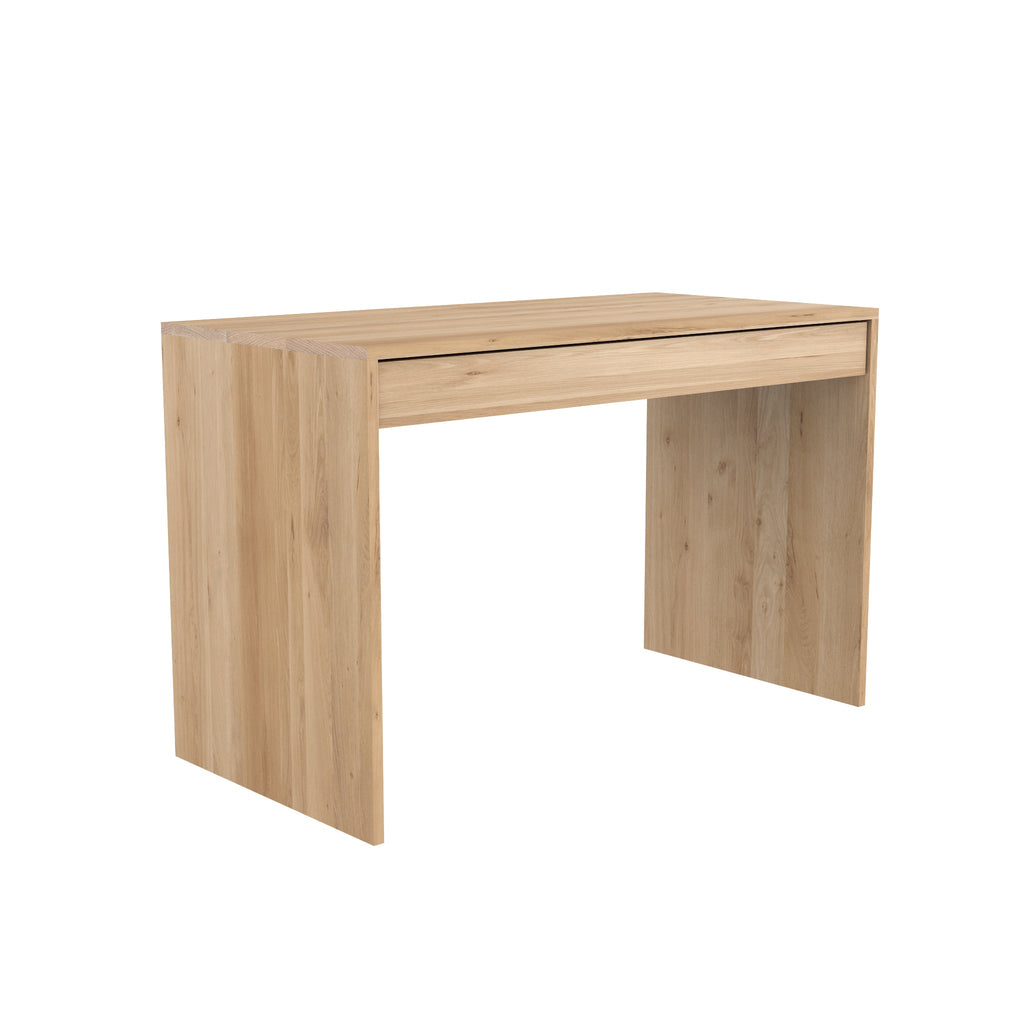 Oak Wave desk - 1 drawer 47 x 24 x 31 - Sage Interiorsethnicraft