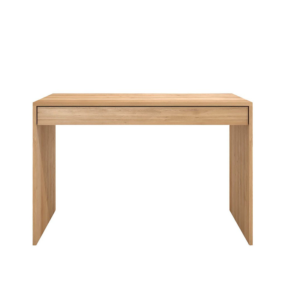 Oak Wave desk - 1 drawer 47 x 24 x 31 - Sage Interiorsethnicraft