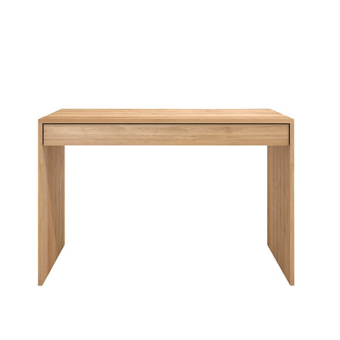 Oak Wave desk - 1 drawer 47 x 24 x 31 - Sage Interiorsethnicraft