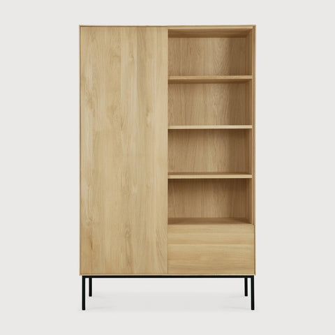 Oak Whitebird storage cupboard 43 x 18 x 70 - Sage Interiorsethnicraft