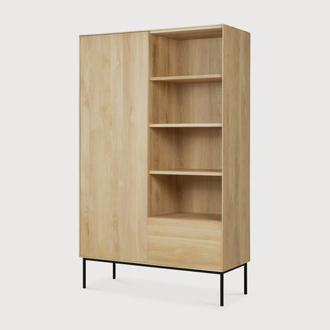 Oak Whitebird storage cupboard 43 x 18 x 70 - Sage Interiorsethnicraft