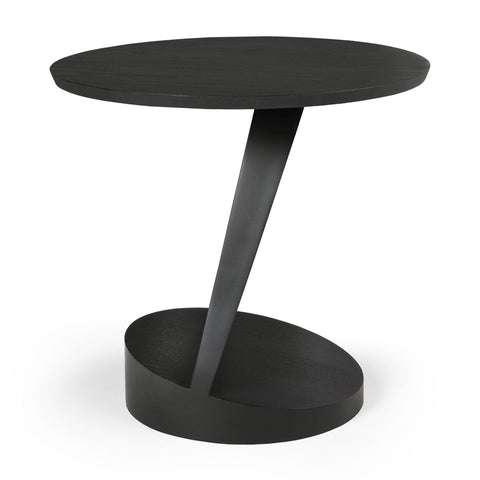 Oblic Side Table, Teak Black - Sage InteriorsethnicraftSide Table