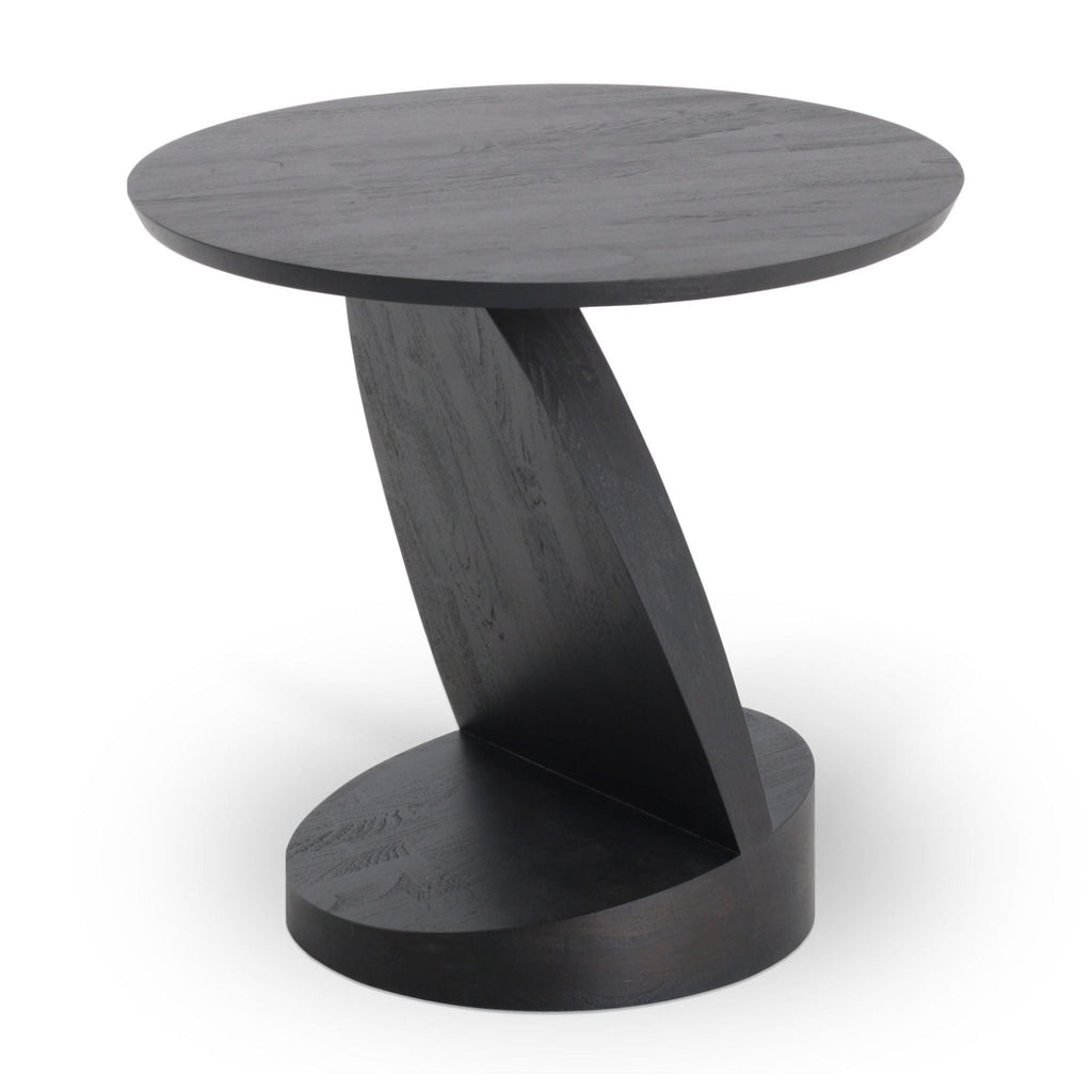 Oblic Side Table, Teak Black - Sage InteriorsethnicraftSide Table