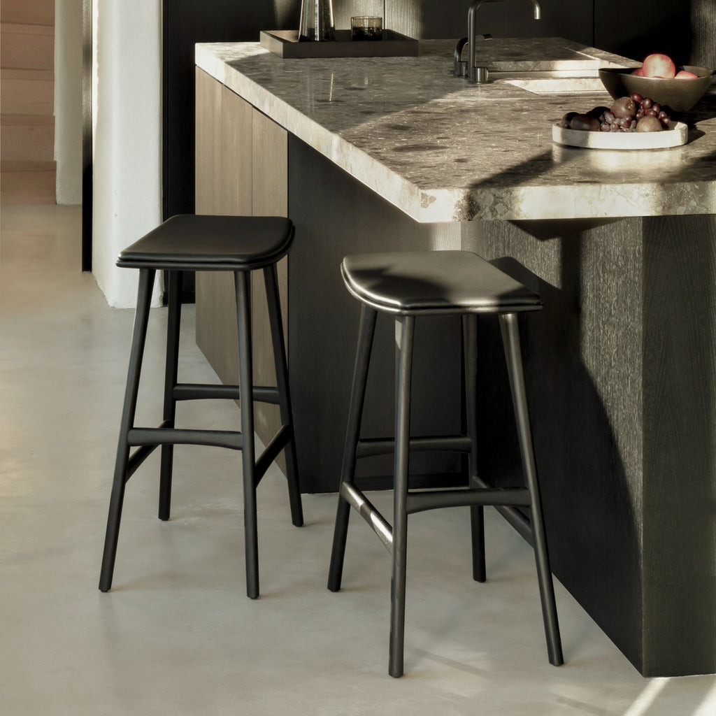 Osso Stool, Black Oak - Sage Interiorsethnicraft