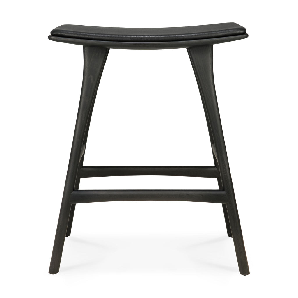 Osso Stool, Black Oak - Sage Interiorsethnicraft