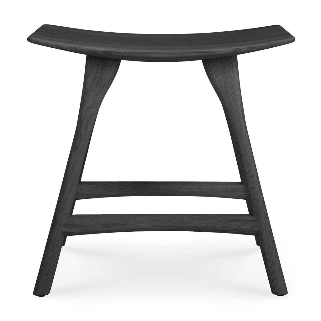 Osso Stool, Black Oak - Sage Interiorsethnicraft