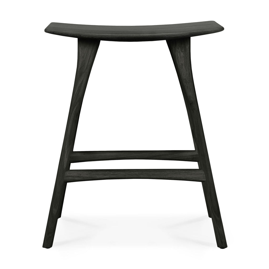 Osso Stool, Black Oak - Sage Interiorsethnicraft