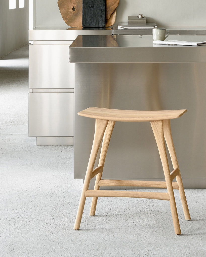 Osso Stool, Oak - Sage Interiorsethnicraft