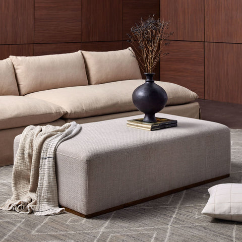 Ottoman Coffee Table, Gibson Taupe - Sage InteriorsFHottoman