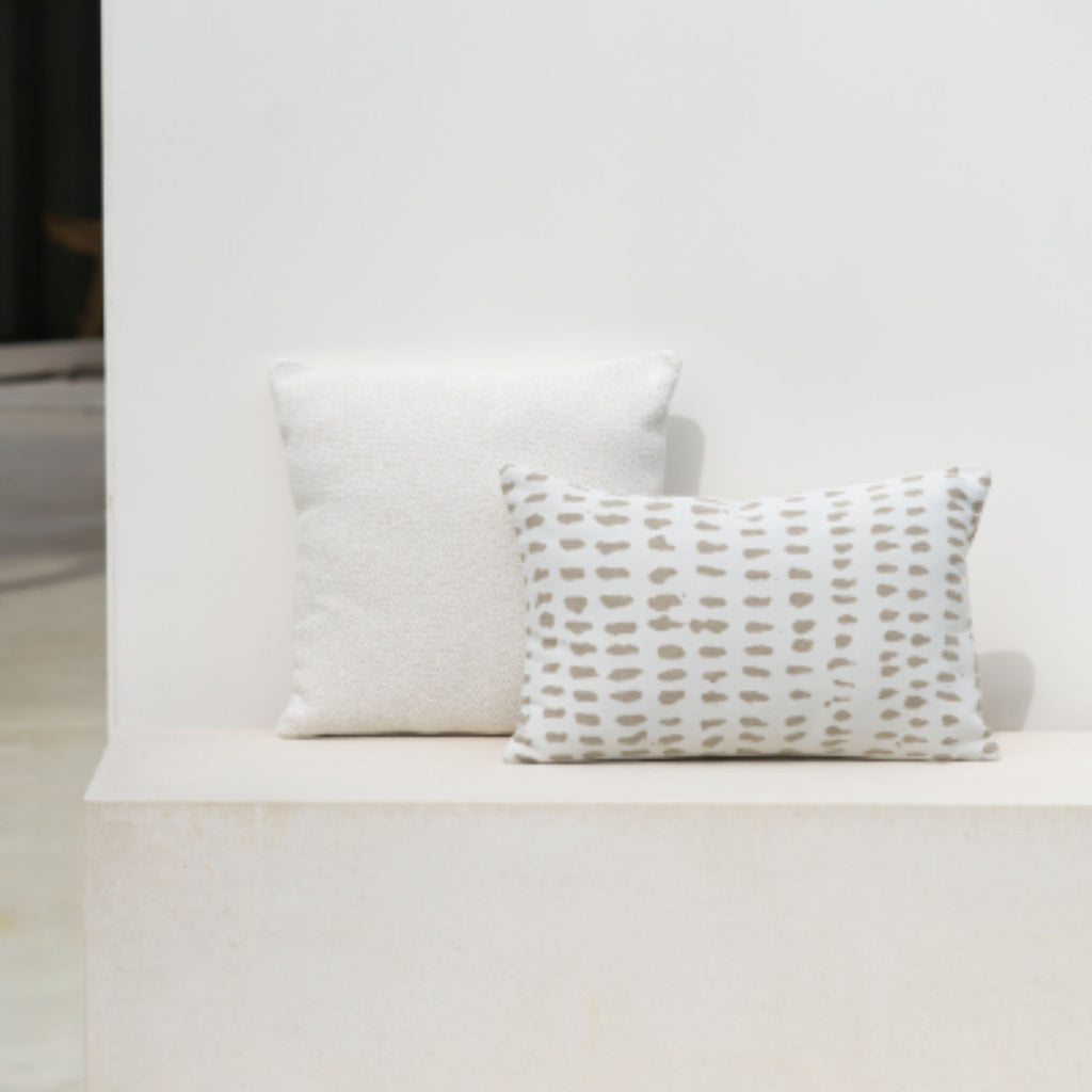 Outdoor Cushion, White Dots - Sage InteriorsethnicraftCushion