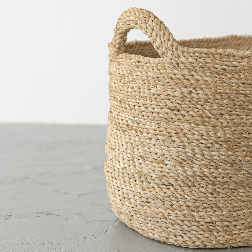 Oval Jute Basket, Large Natural - Sage InteriorsWill & Atlasbasket