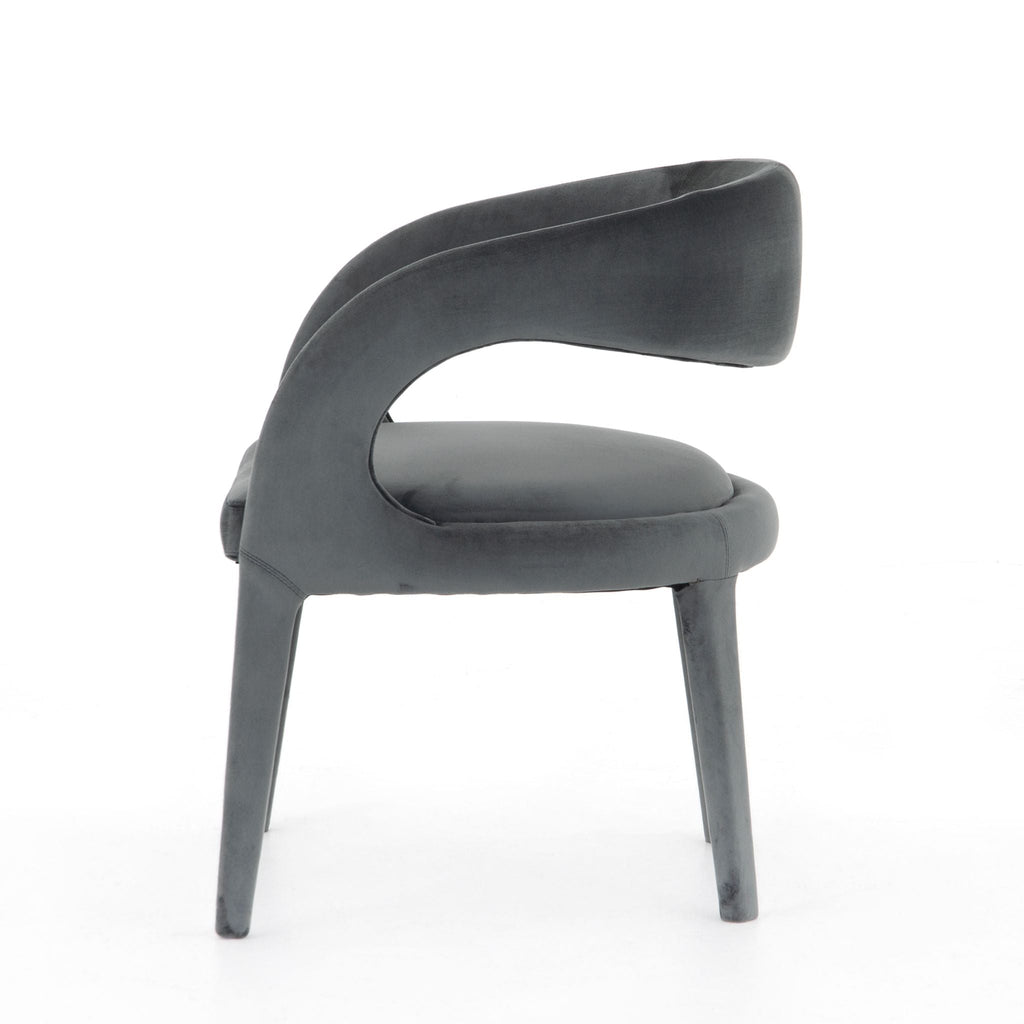 Owens Charcoal Velvet Dining Chair - Sage InteriorsFHDining Chair