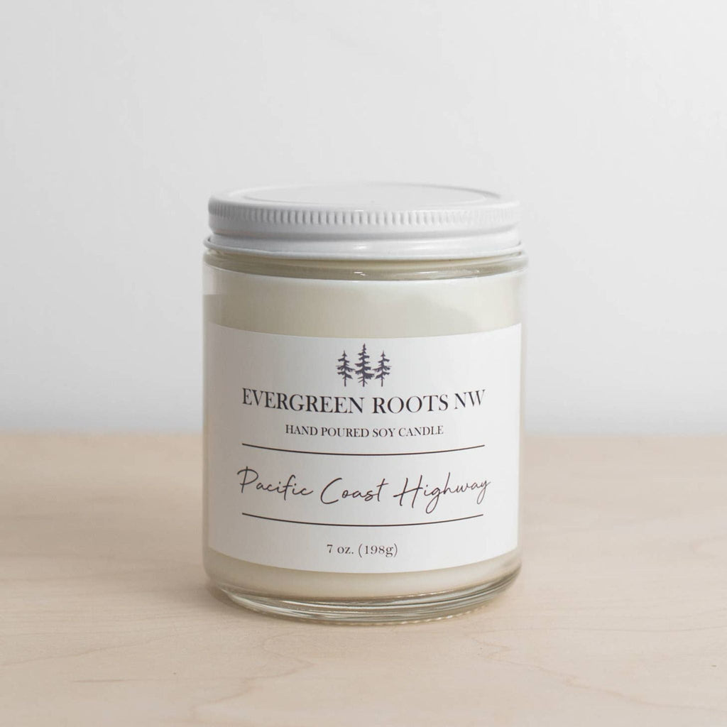 Pacific Coast Highway 8 Oz Soy Candle - Sage InteriorsEvergreen Roots NW