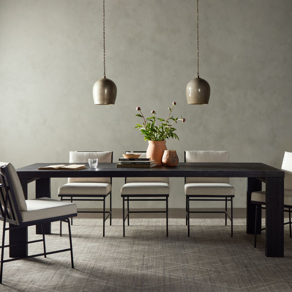 Parsons Dining Table, Matte Black Oak - Sage InteriorsFHDining Table