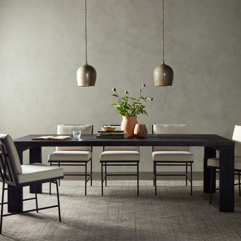 Parsons Dining Table, Matte Black Oak - Sage InteriorsFHDining Table