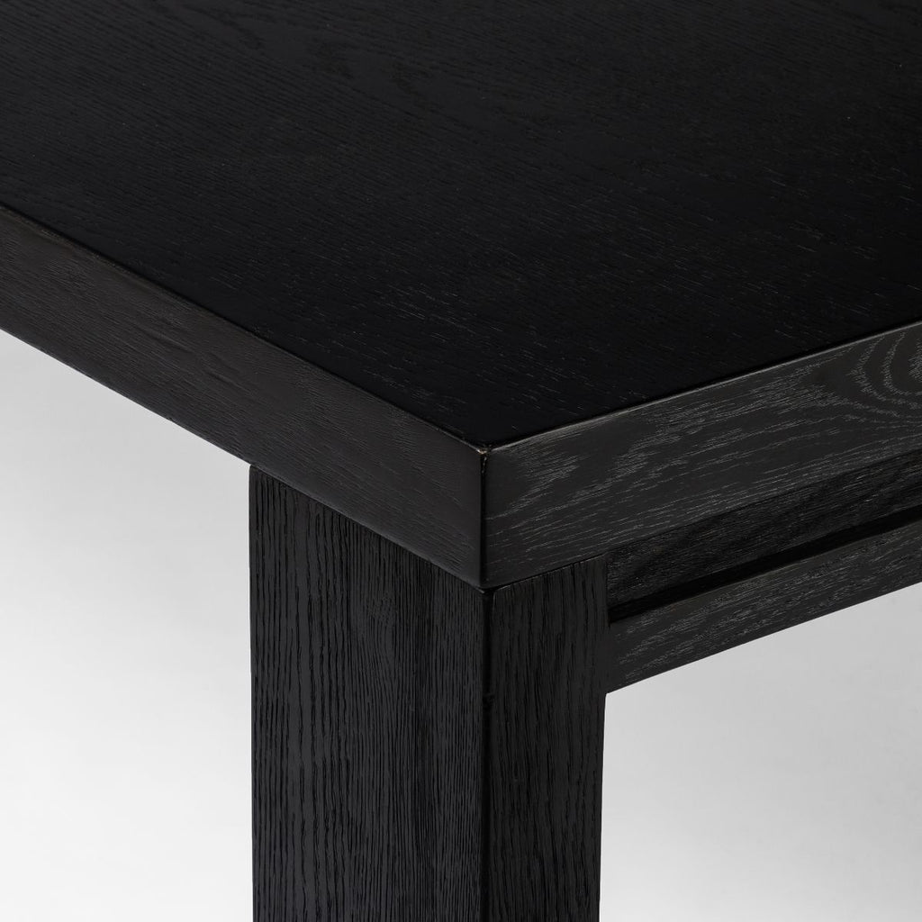 Parsons Dining Table, Matte Black Oak - Sage InteriorsFHDining Table