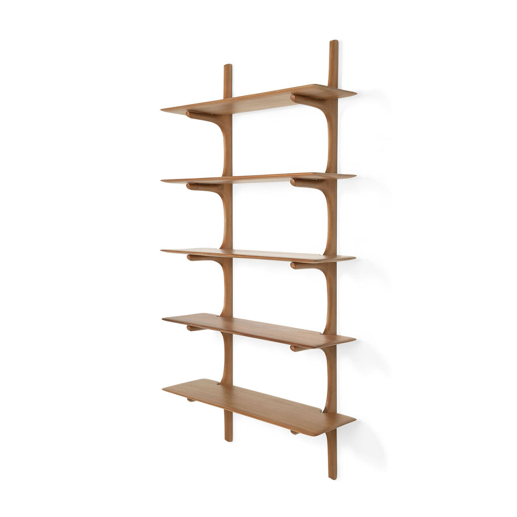 PI 5 Wall Shelf, Mahogany - Sage InteriorsethnicraftDecor