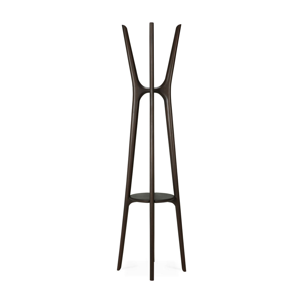 PI Coat Stand, Mahogany Brown - Sage InteriorsethnicraftMirror